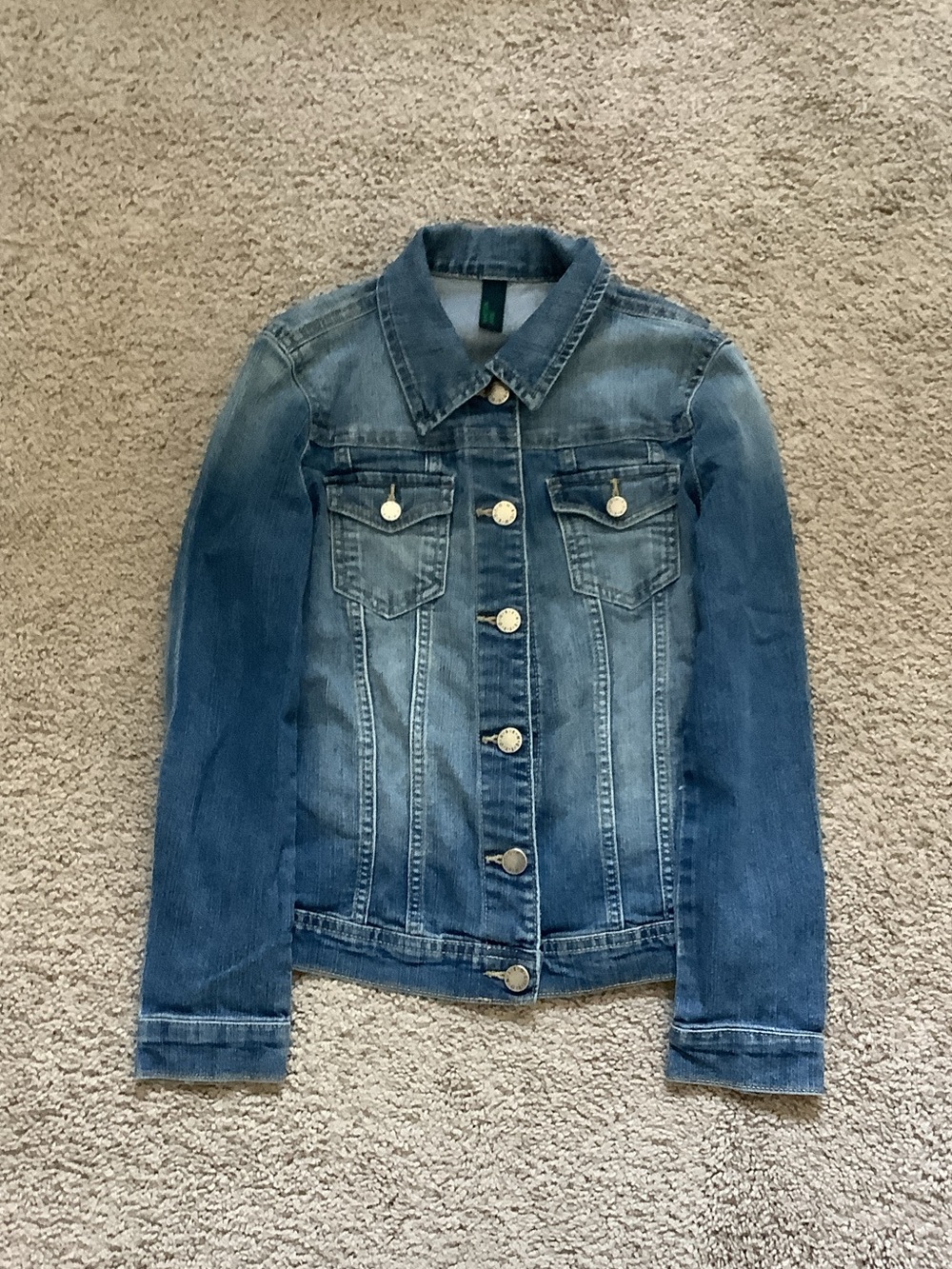 United Colors Of Benetton Light Blue Denim Jacket